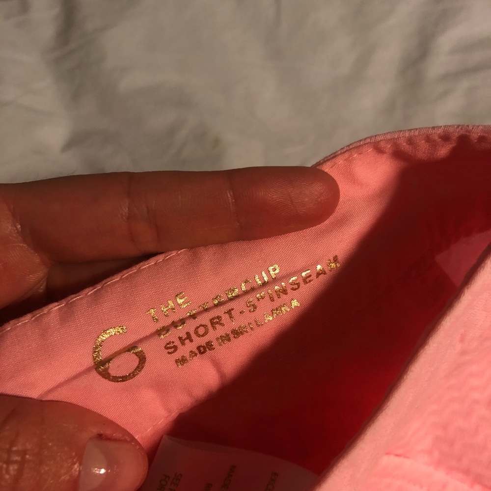 Lilly Pulitzer buttercup short in paradise pink